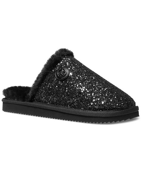 michael kors mule slippers for women 8.5 us black|Michael Kors slides.